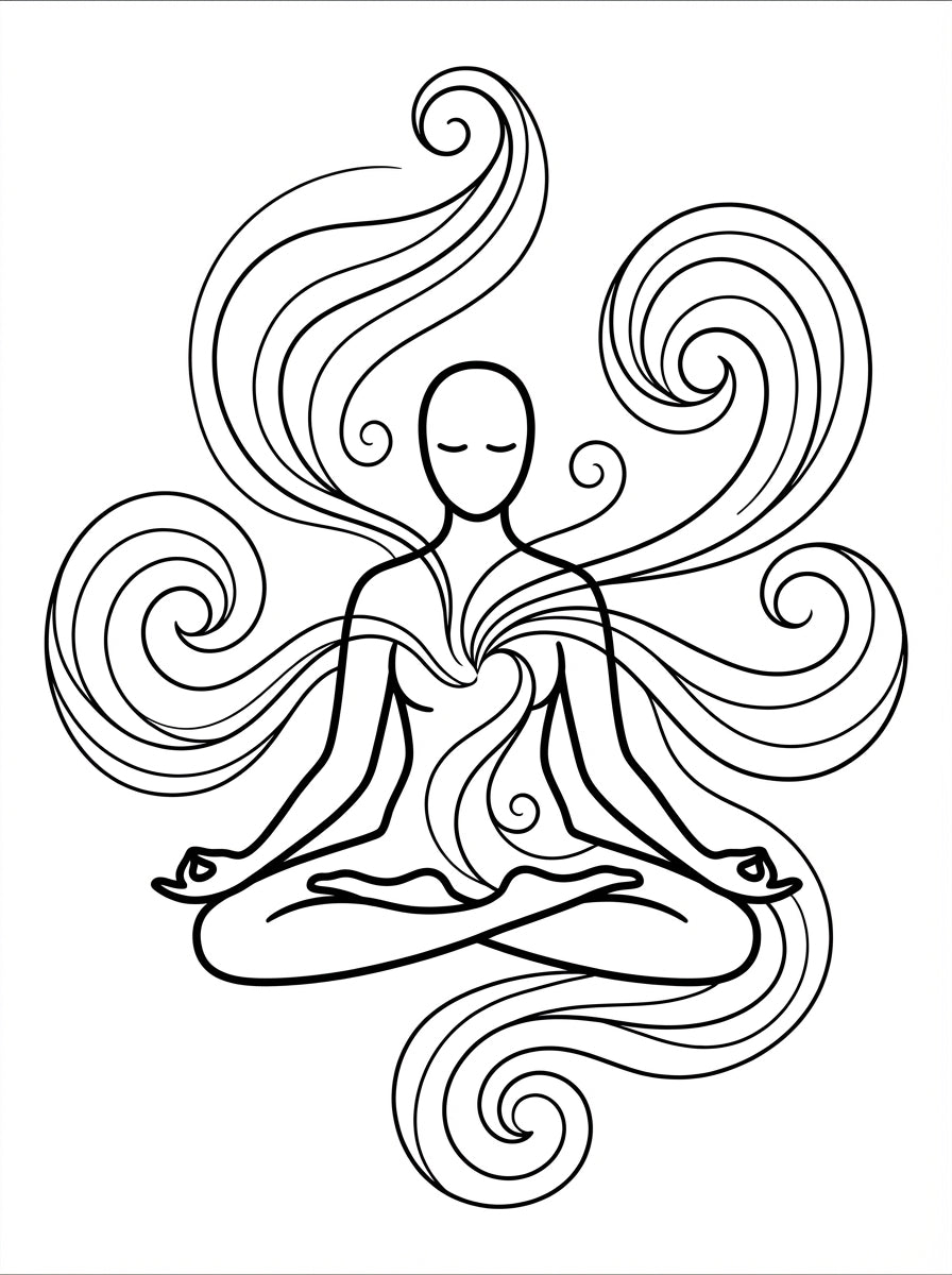 The Quiet Resonance: A Soulful Path to Deep Emotional Connection - Digital Coloring & Workbook Hybrid
