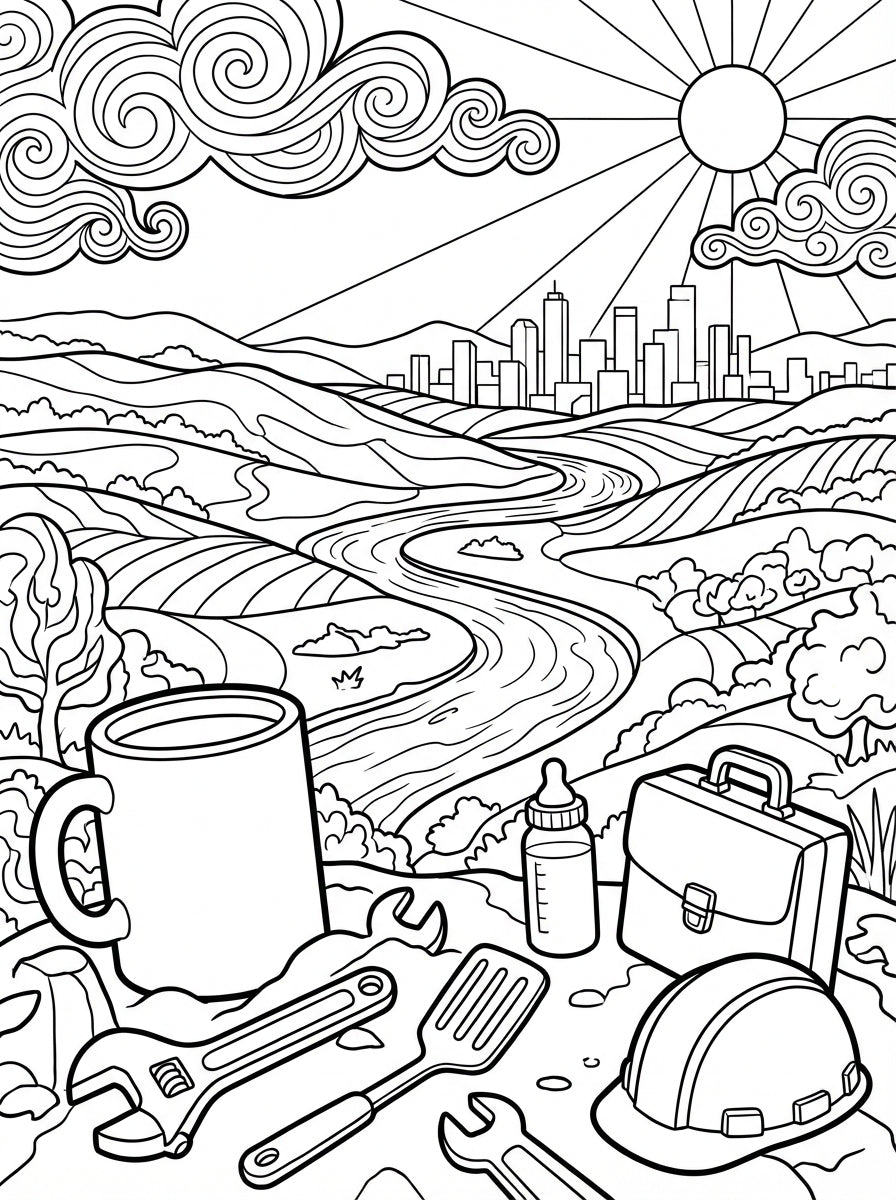 Adult Swear Word Coloring Book Printable Funny Nurse Mom Instant Download