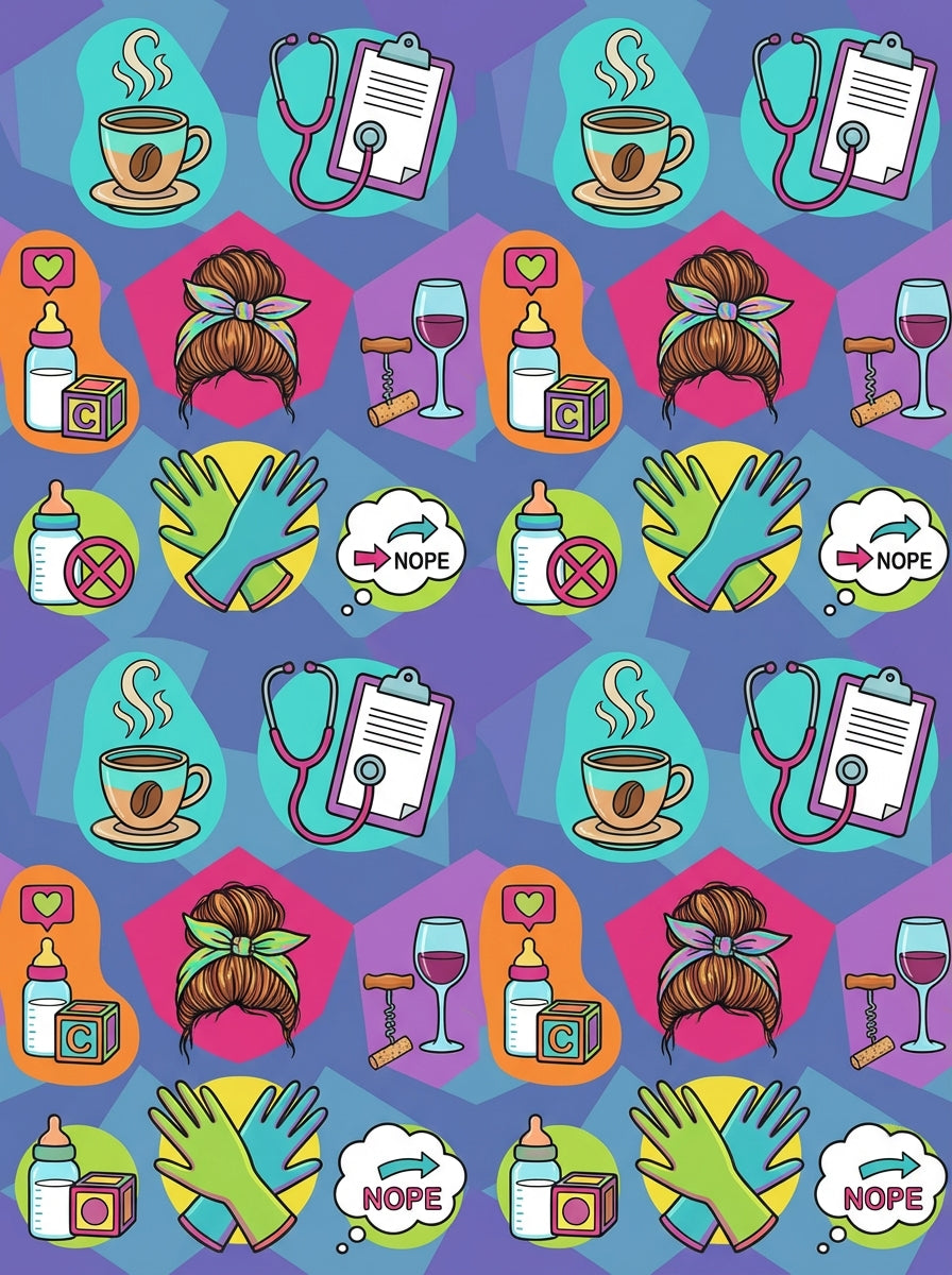 Adult Swear Word Coloring Book Printable Funny Nurse Mom Instant Download