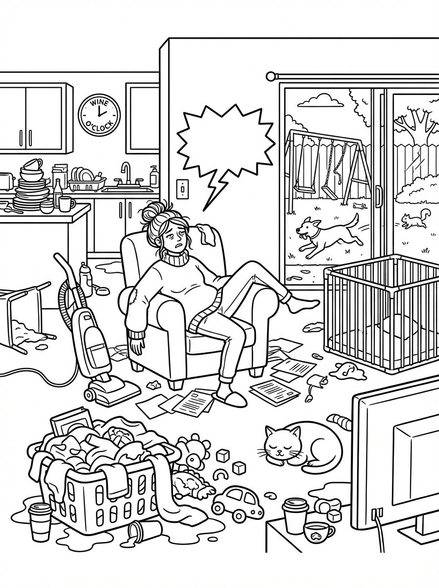 Adult Swear Word Coloring Book Printable Funny Nurse Mom Instant Download