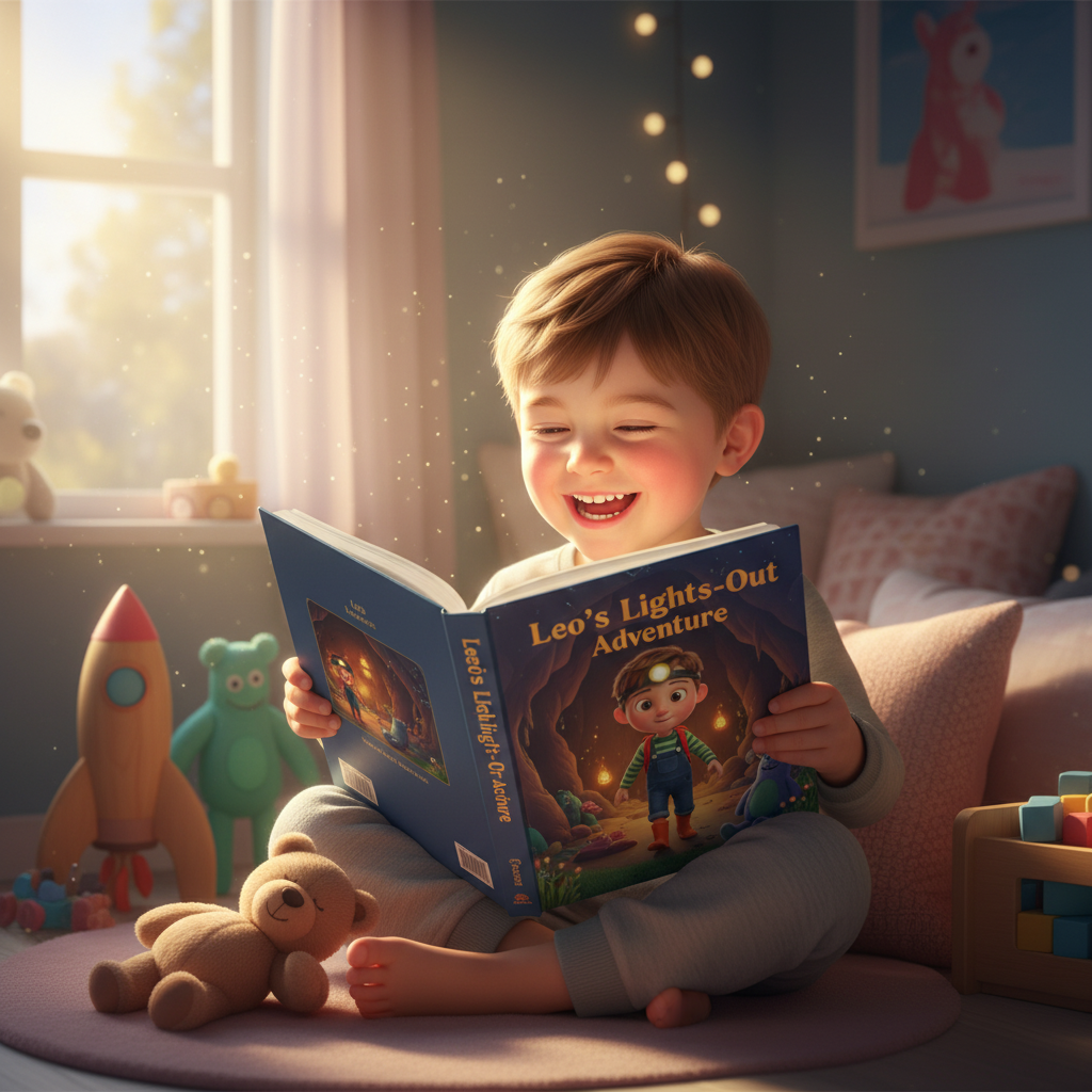 Leo's Lights-Out Adventure: A Brave Bedtime Story for Kids Afraid of the Dark